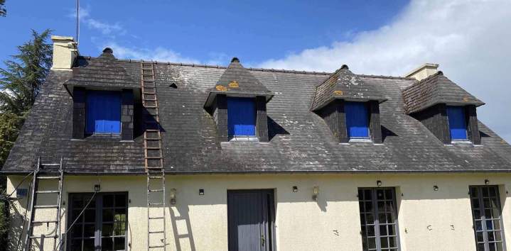 Rénovation de toiture, Fougères